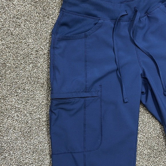 Cherokee infinity straight leg drawstring cargo pants navy small Nurse scrubs - Picture 7 of 10